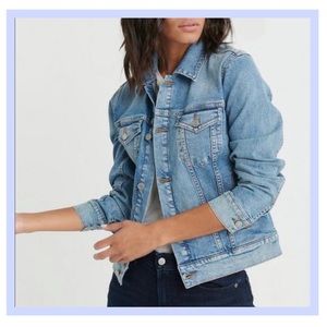 Lucky Brand Tomboy Trucker Denim Jacket